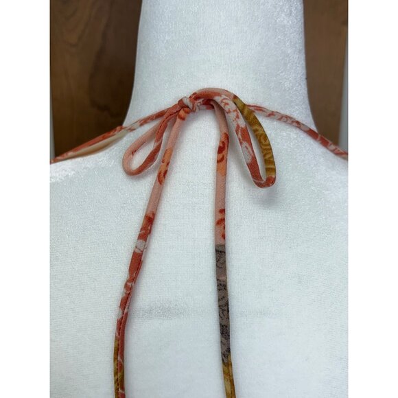 Y2K Fredericks Of Hollywood Floral Asymmetrical Fairy Feminine 70s Vibe Size 4 - Picture 2 of 16